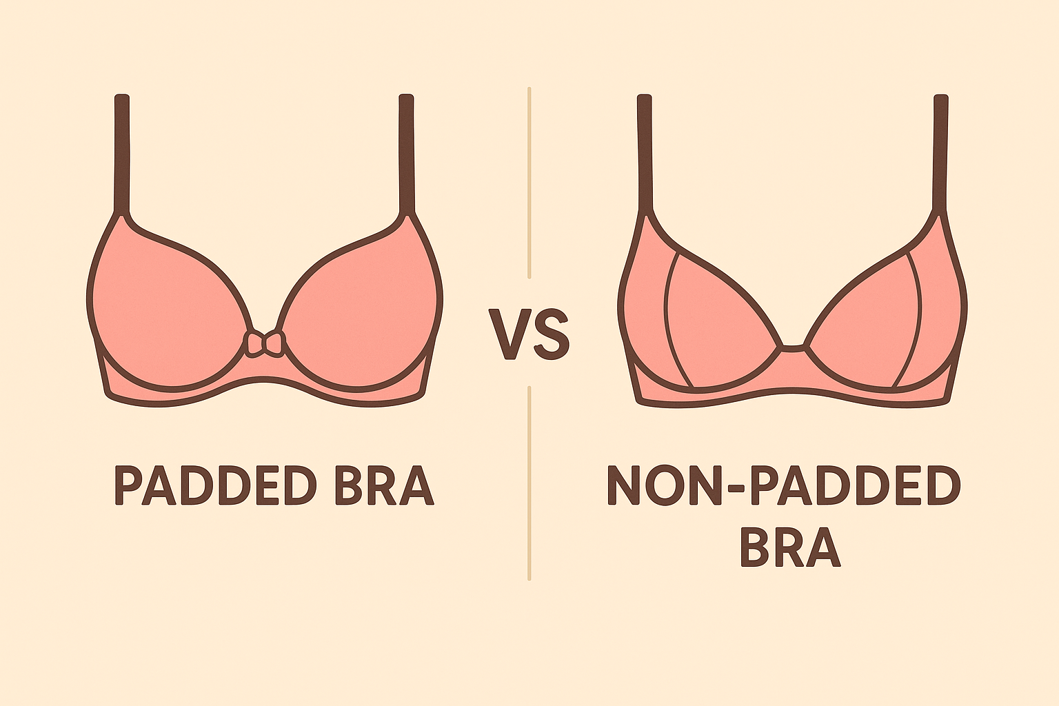 Padded Bra VS Non-Padded Bra