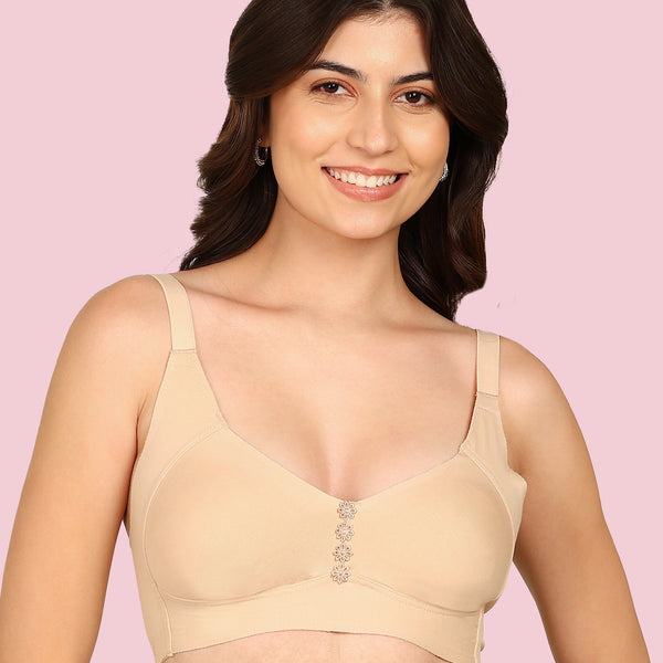 Komli M-Frame Non-Padded Cotton Bonded Seamless Minimiser (KB-9303-SKIN)