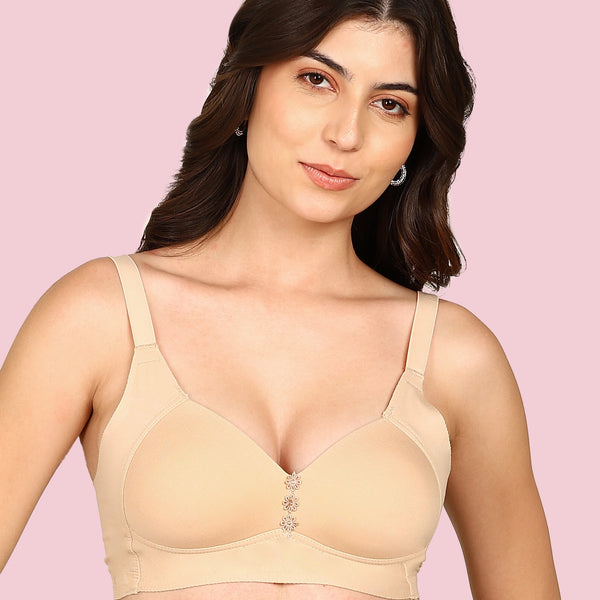 Komli Lightly Padded Cotton Bonded Seamless Minimiser (KB-9203-SKIN)